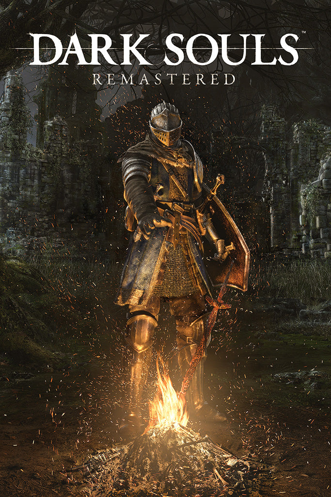 Dark Souls Remastered Game Canvas Poster
