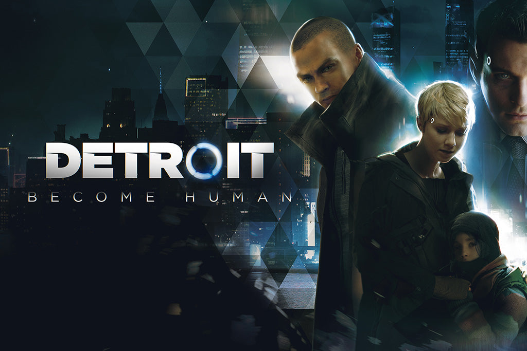 Detroit Become Human Game Canvas Poster