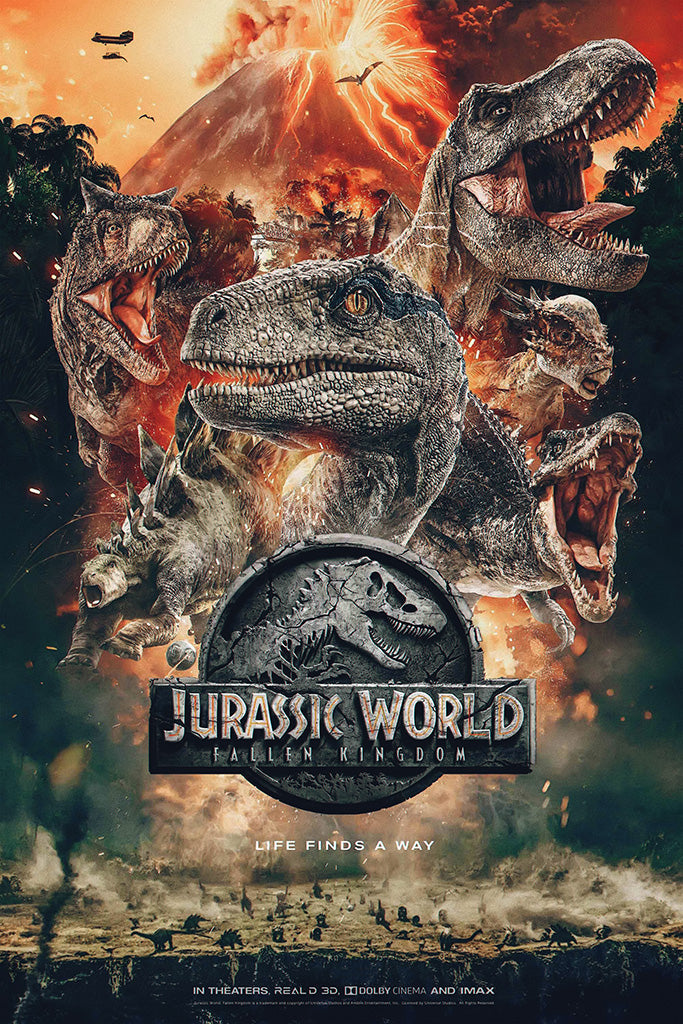 Jurassic World 2 Movie Canvas Poster