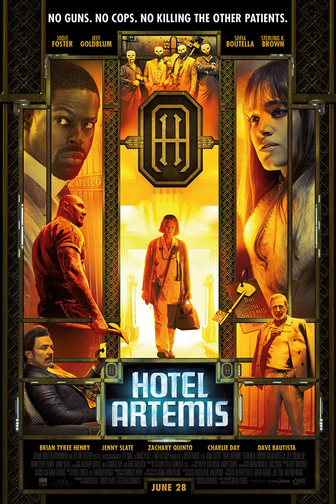 Hotel Artemis Canvas Poster