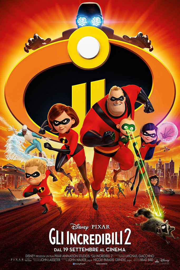 The Incredibles 2 Movie Canvas Poster