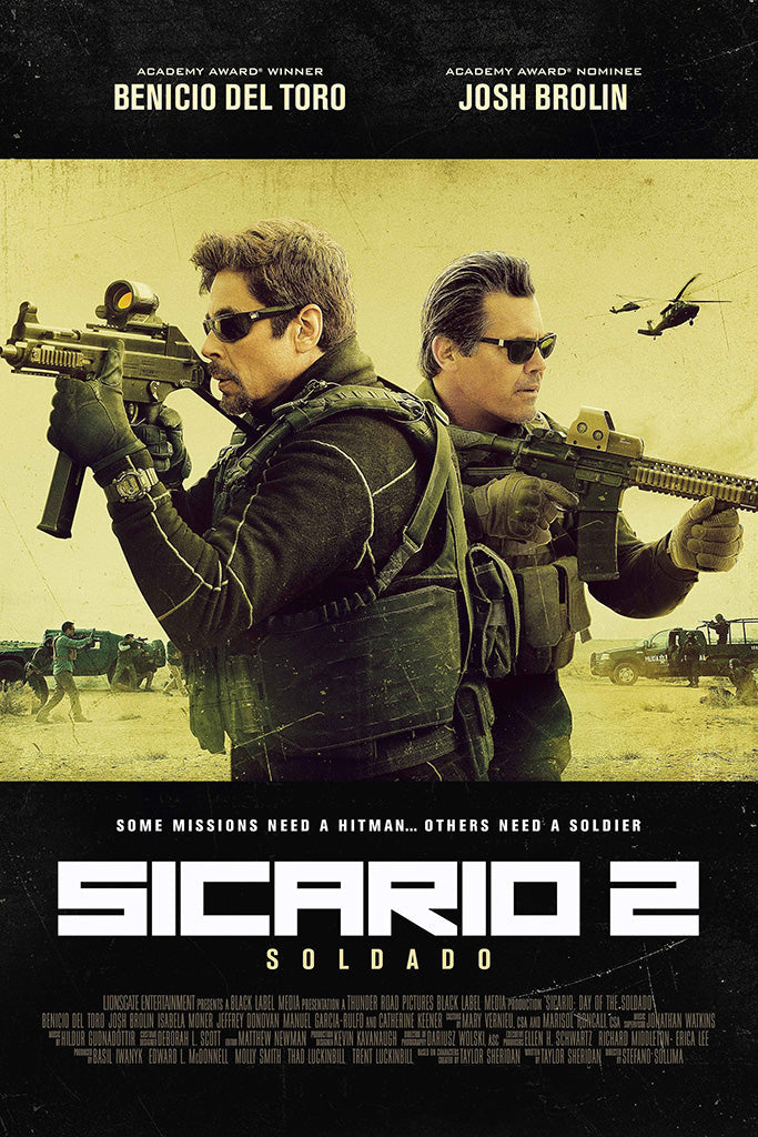 Sicario Day Of The Soldado Movie Canvas Poster