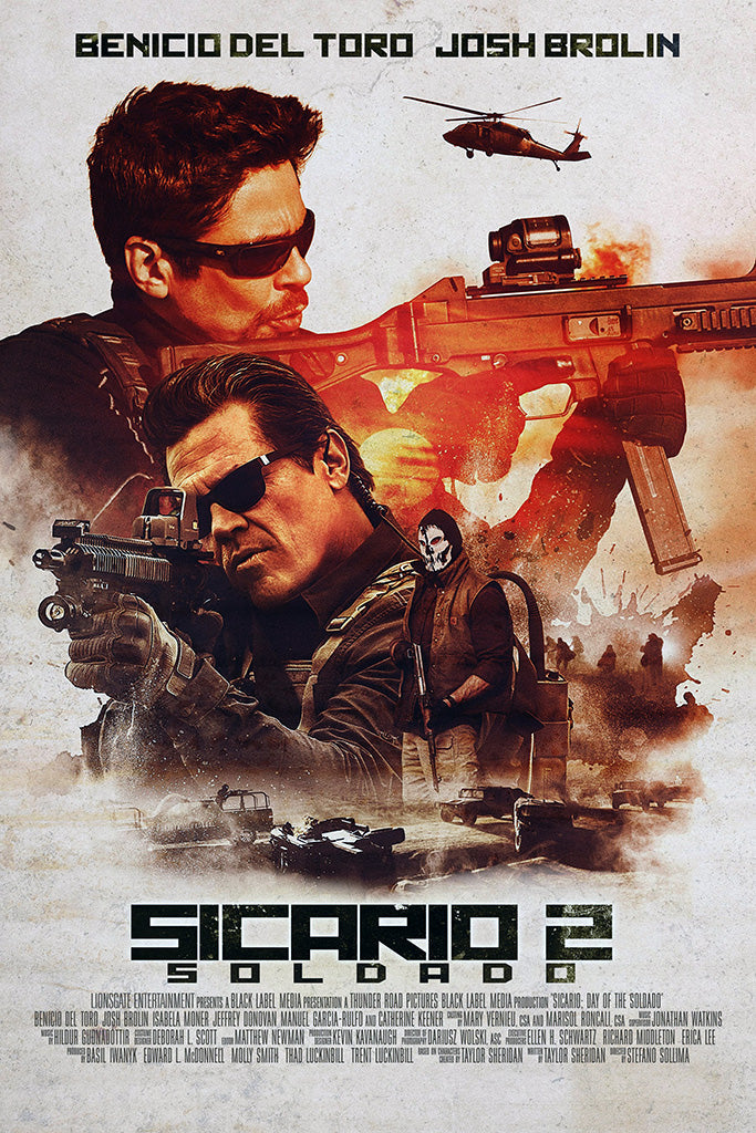 Sicario Day Of The Soldado Film Canvas Poster