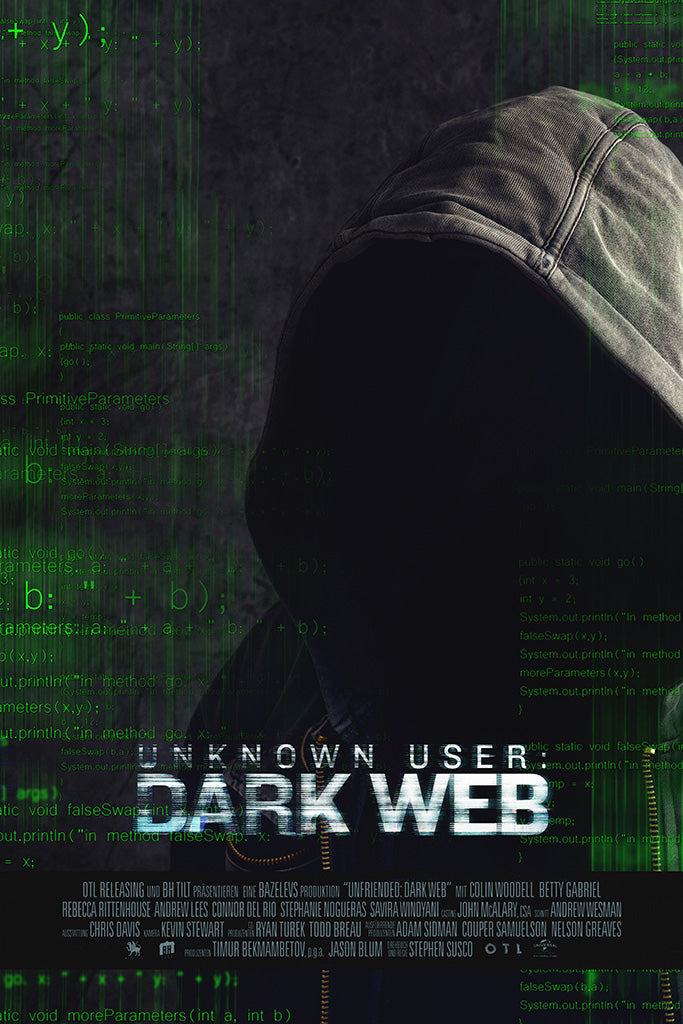 Unfriended Dark Web Movie Canvas Poster