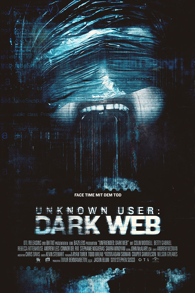Unfriended Dark Web Film Canvas Poster