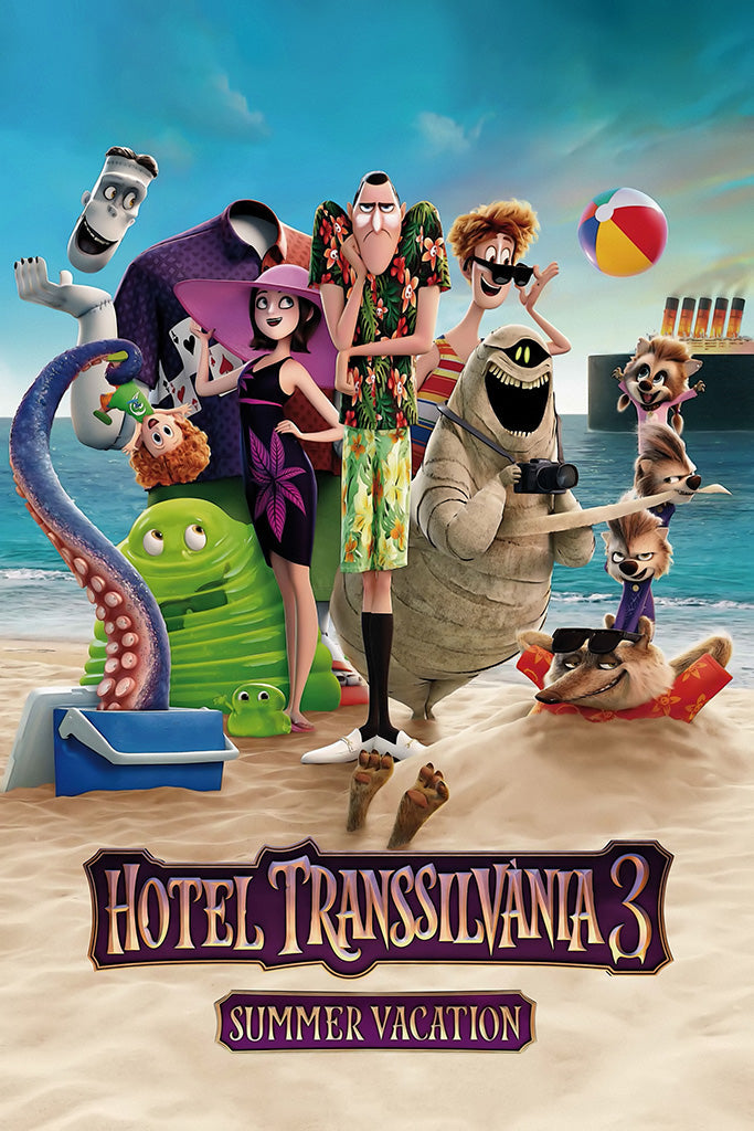 Hotel Transylvania 3 Summer Vacation Canvas Poster