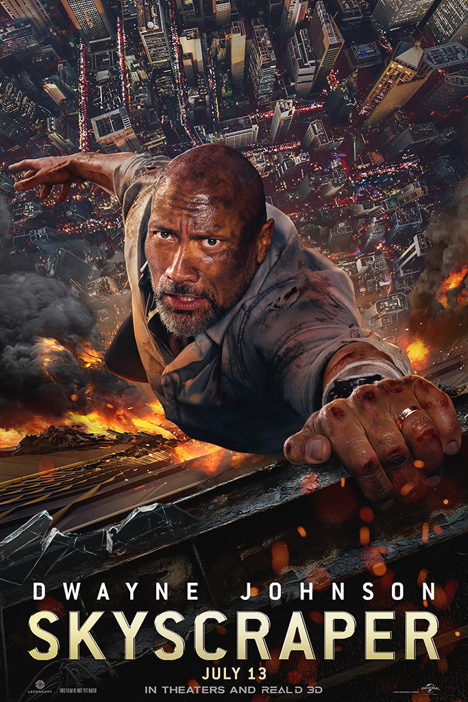 Skyscraper Movie Canvas Poster