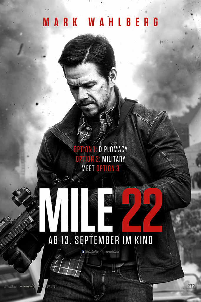 Mile 22 Canvas Poster