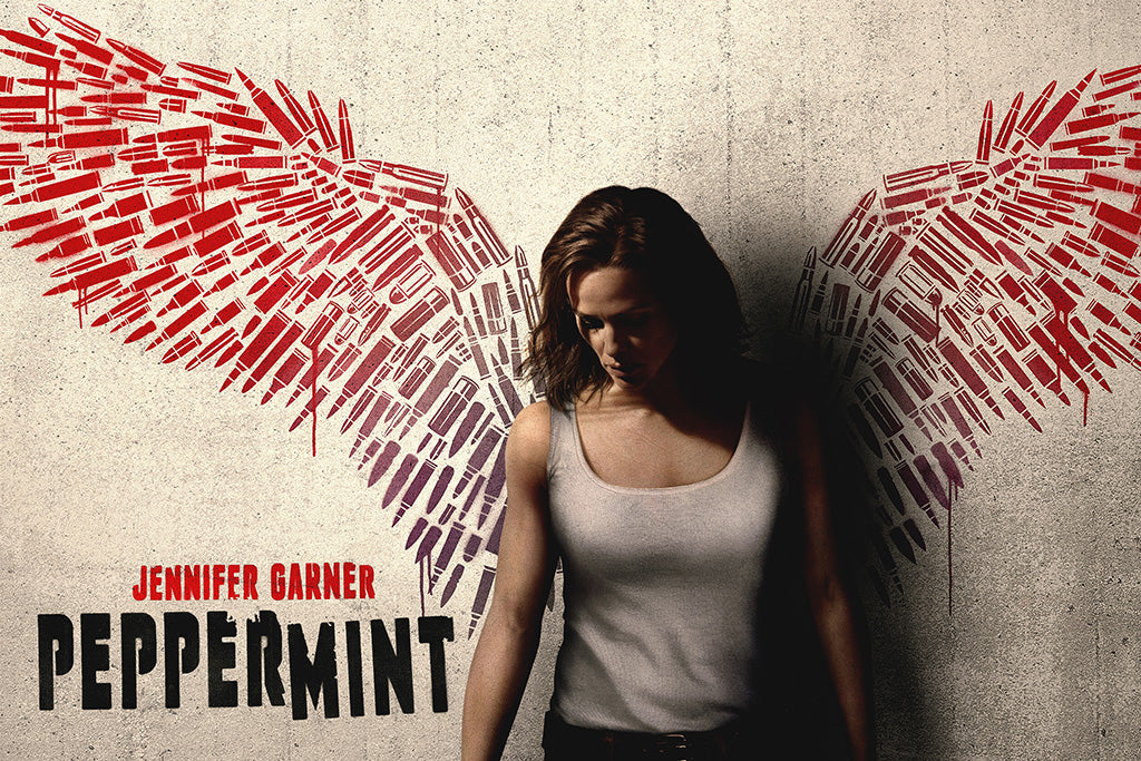 Peppermint Movie Canvas Poster