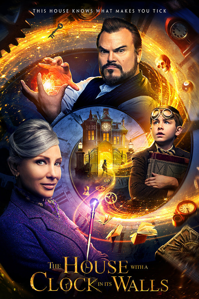The House with a Clock in Its Walls Movie Canvas Poster