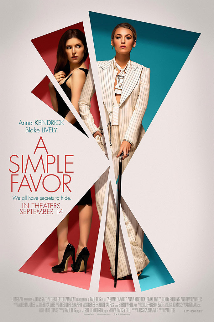 A Simple Favor Movie Canvas Poster