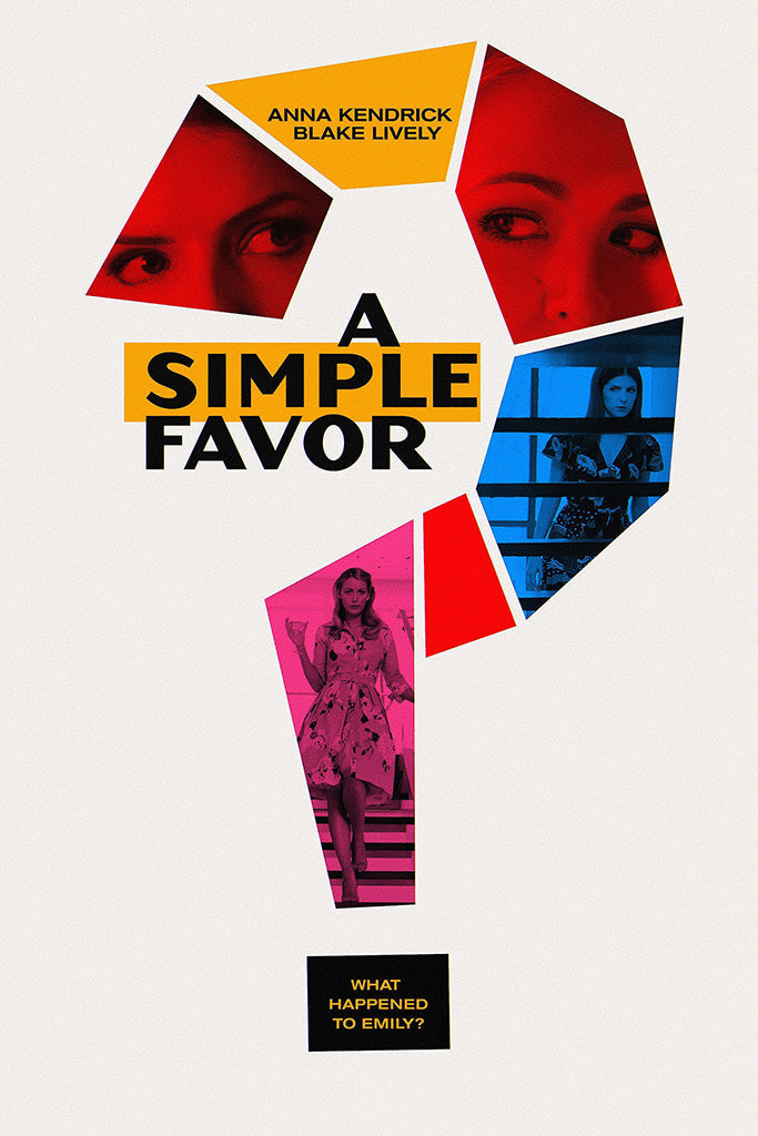 A Simple Favor Film Canvas Poster
