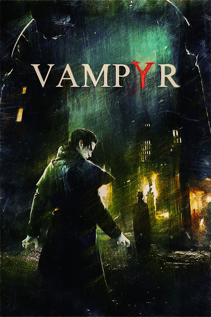 Vampyr Game Canvas Poster