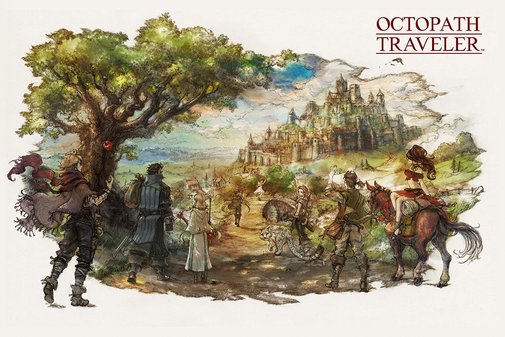 Octopath Traveller Canvas Poster