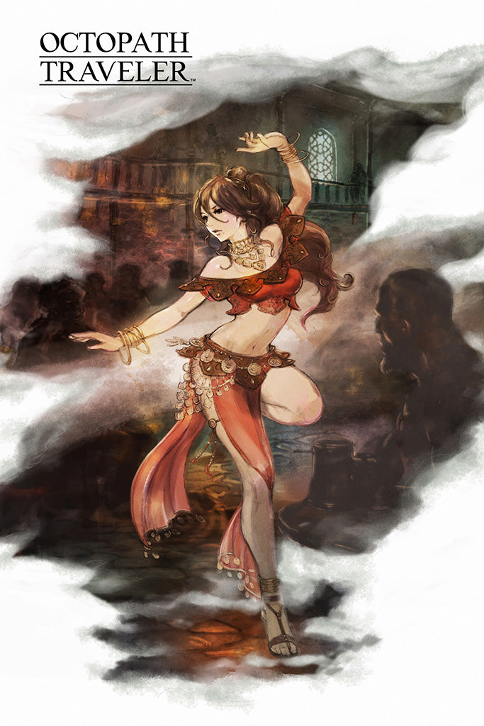 Octopath Traveller Game Canvas Poster