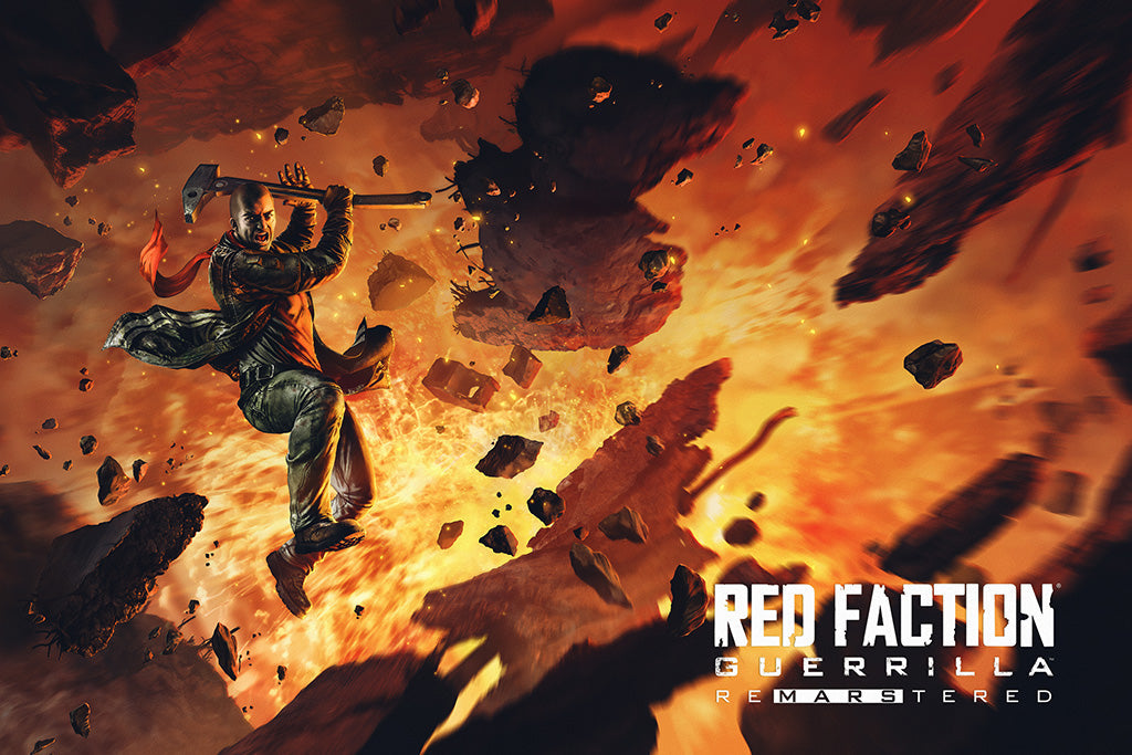 Red Faction Guerrilla Re-Mars-tered Game Canvas Poster
