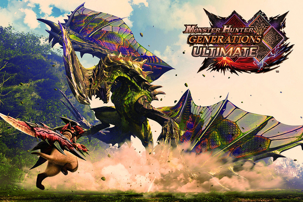 Monster Hunter Generations Ultimate Canvas Poster