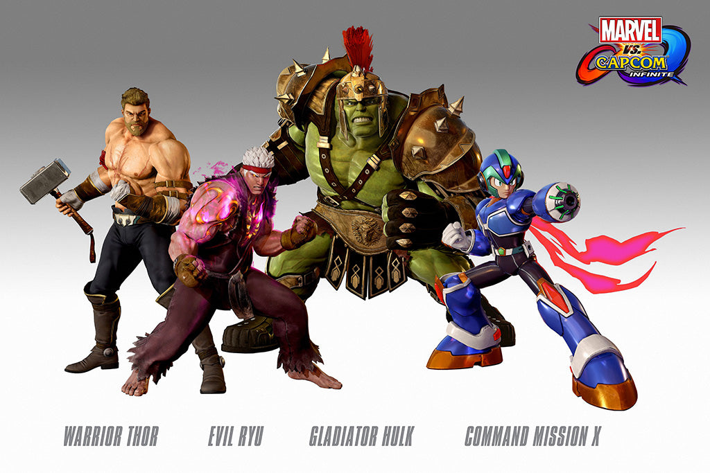 Marvel vs. Capcom Infinite Game Canvas Poster