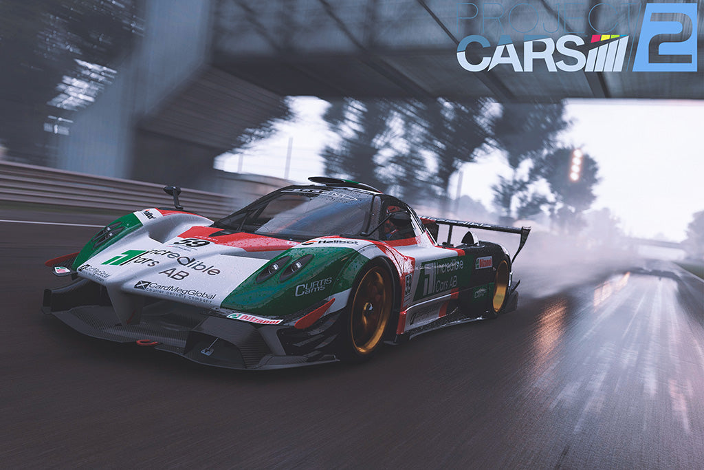 Project Cars 2 2018 Game Canvas Poster