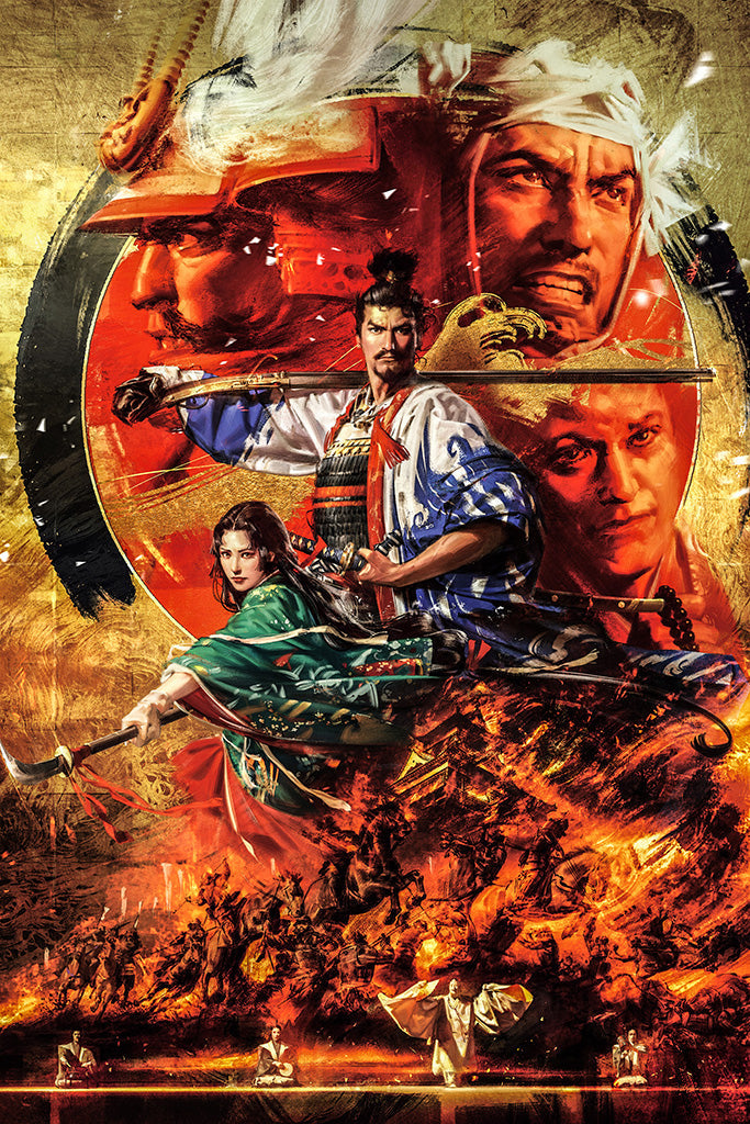 Nobunaga's Ambition Taishi Game Canvas Poster