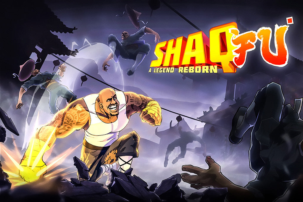 Shaq Fu A Legend Reborn Game Canvas Poster