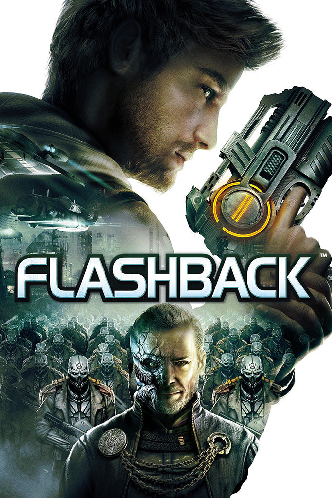 Flashback Remastered Edition Game Canvas Poster