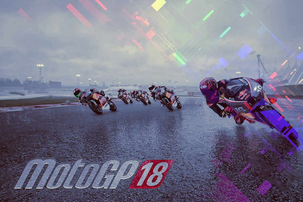 MotoGP 18 Canvas Poster