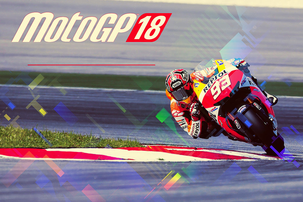 MotoGP 18 Game Canvas Poster