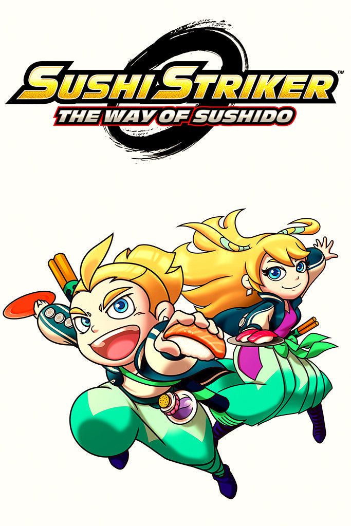 Sushi Striker The Way of Sushido Game Canvas Poster