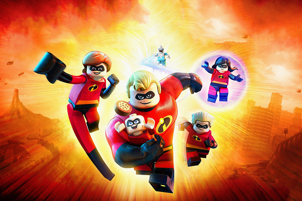 Lego The Incredibles Canvas Poster