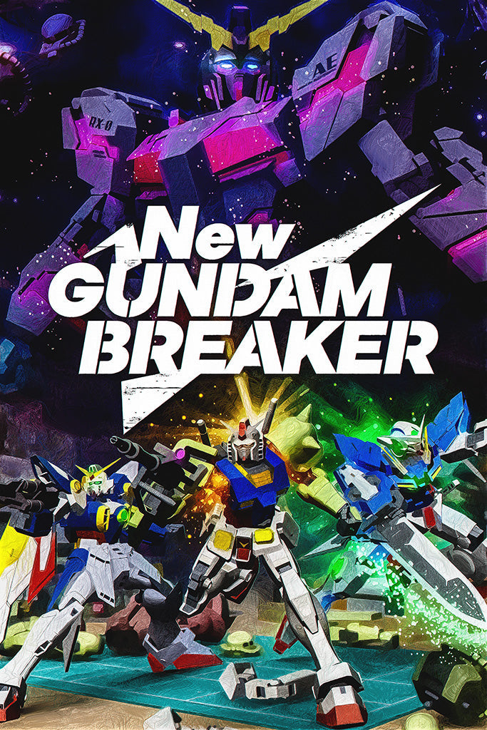 New Gundam Breaker Canvas Poster