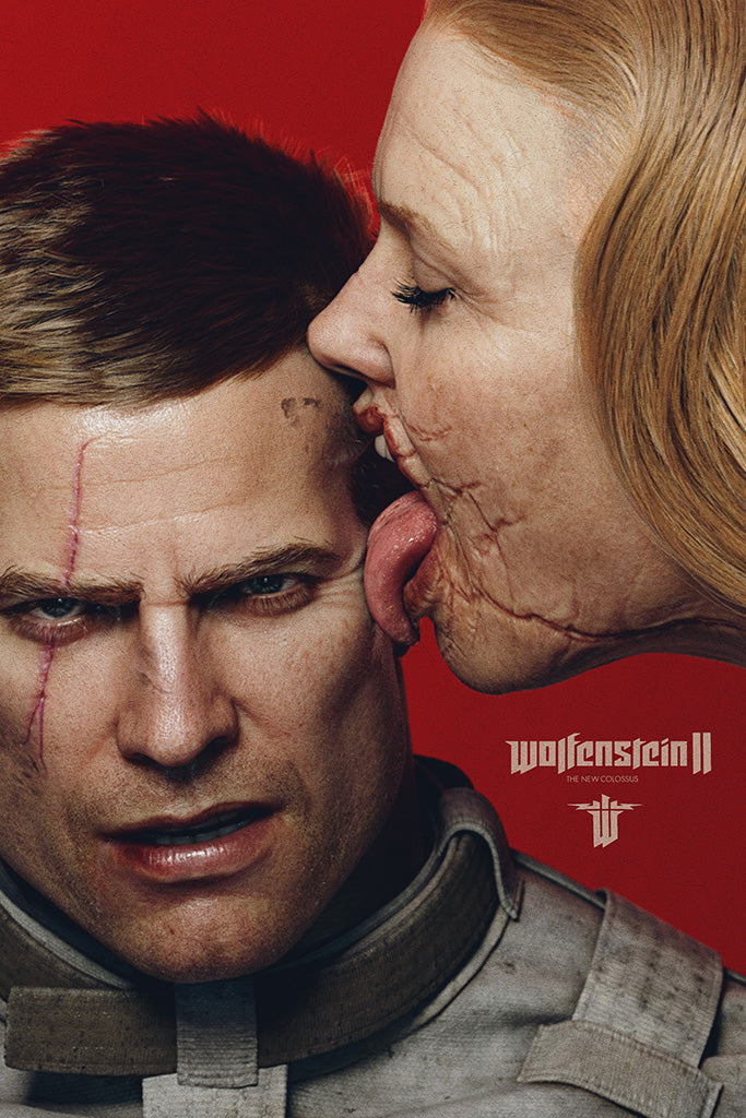 Wolfenstein II The New Colossus Video Canvas Poster