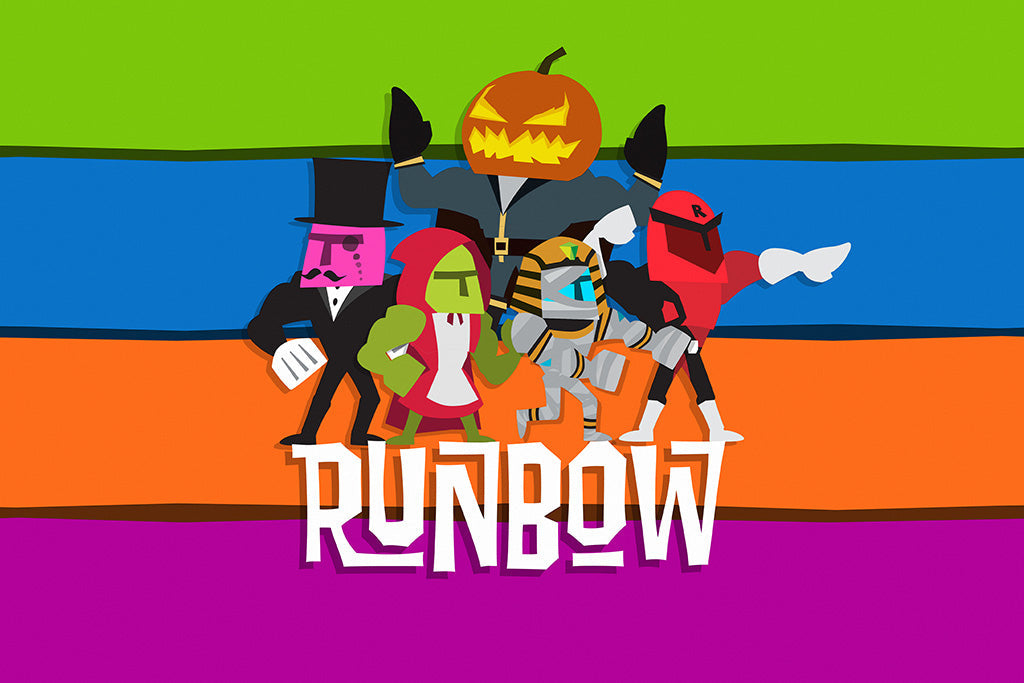 Runbow Canvas Poster