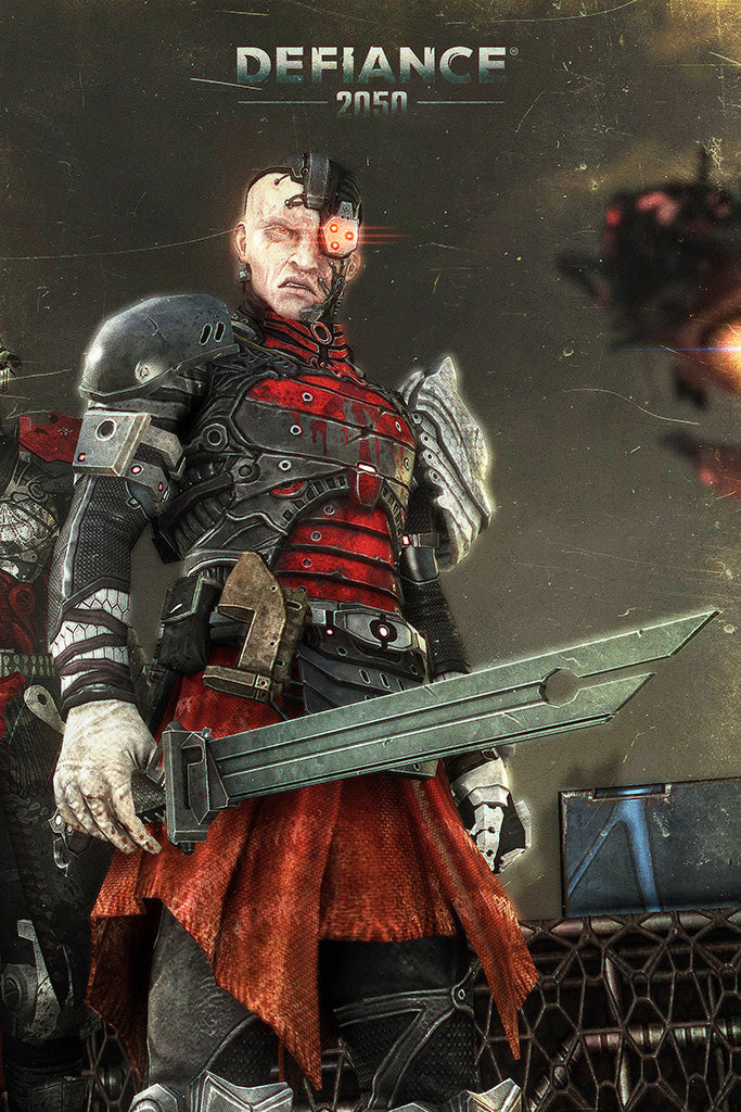 Defiance 2050 Game Canvas Poster