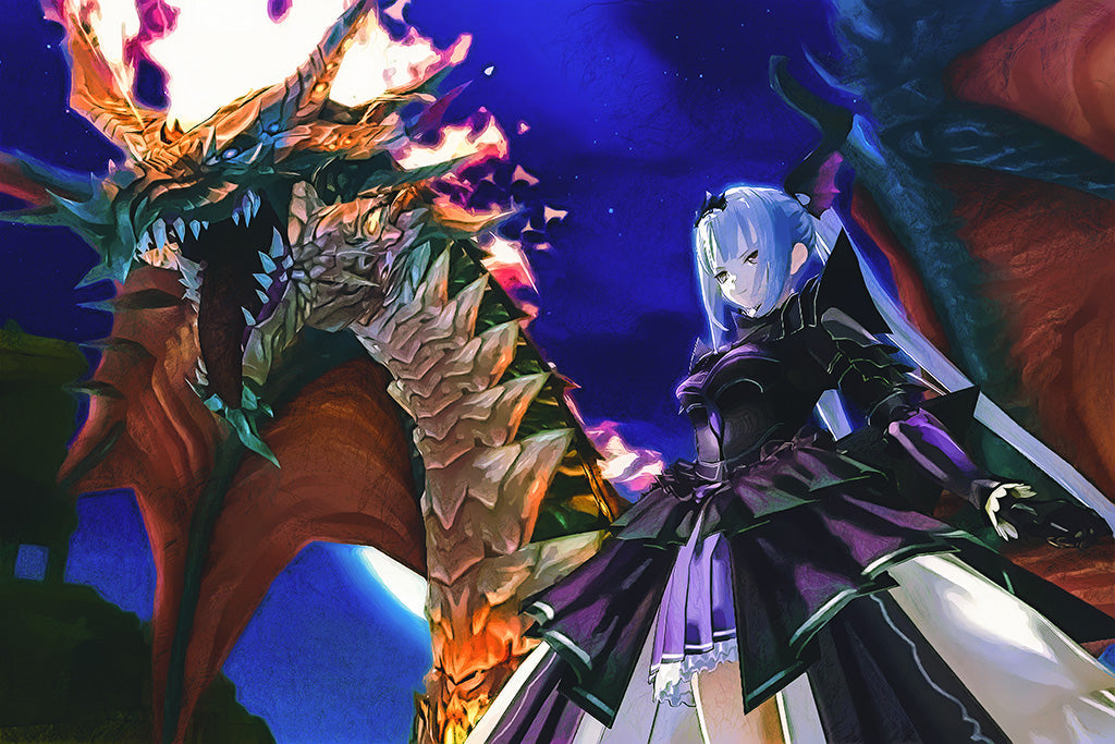 Shining Resonance Refrain Game Canvas Poster