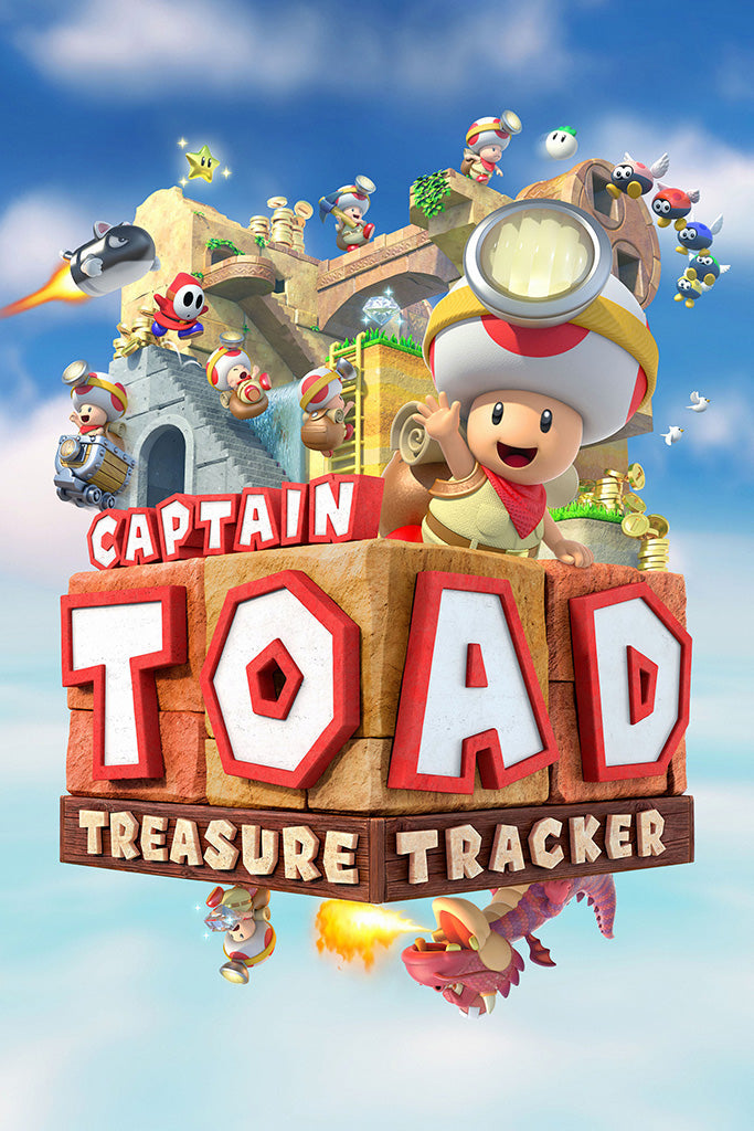 Captain Toad Treasure Tracker Canvas Poster