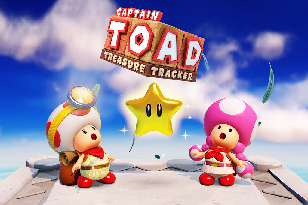 Captain Toad Treasure Tracker Game Canvas Poster