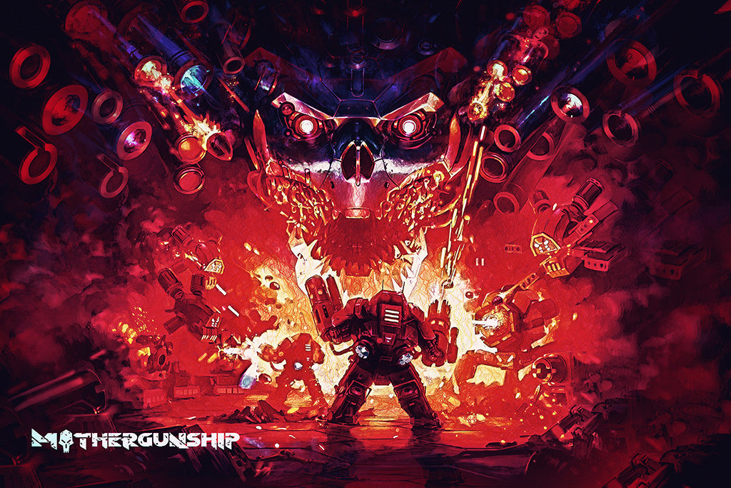 Mothergunship Game Canvas Poster
