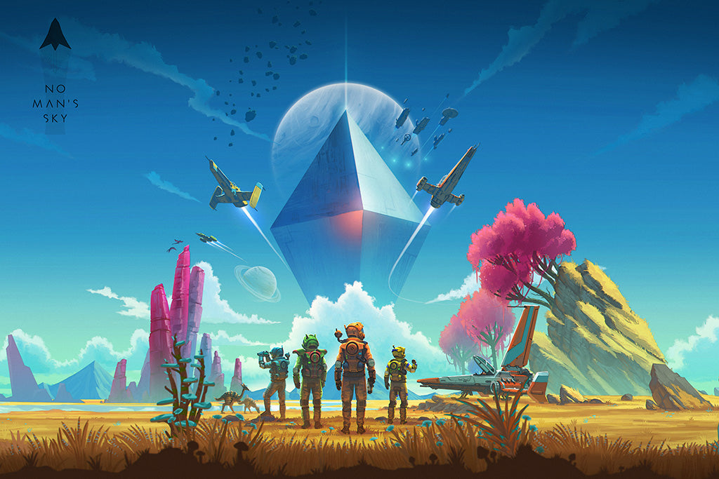 No Man's Sky Canvas Poster