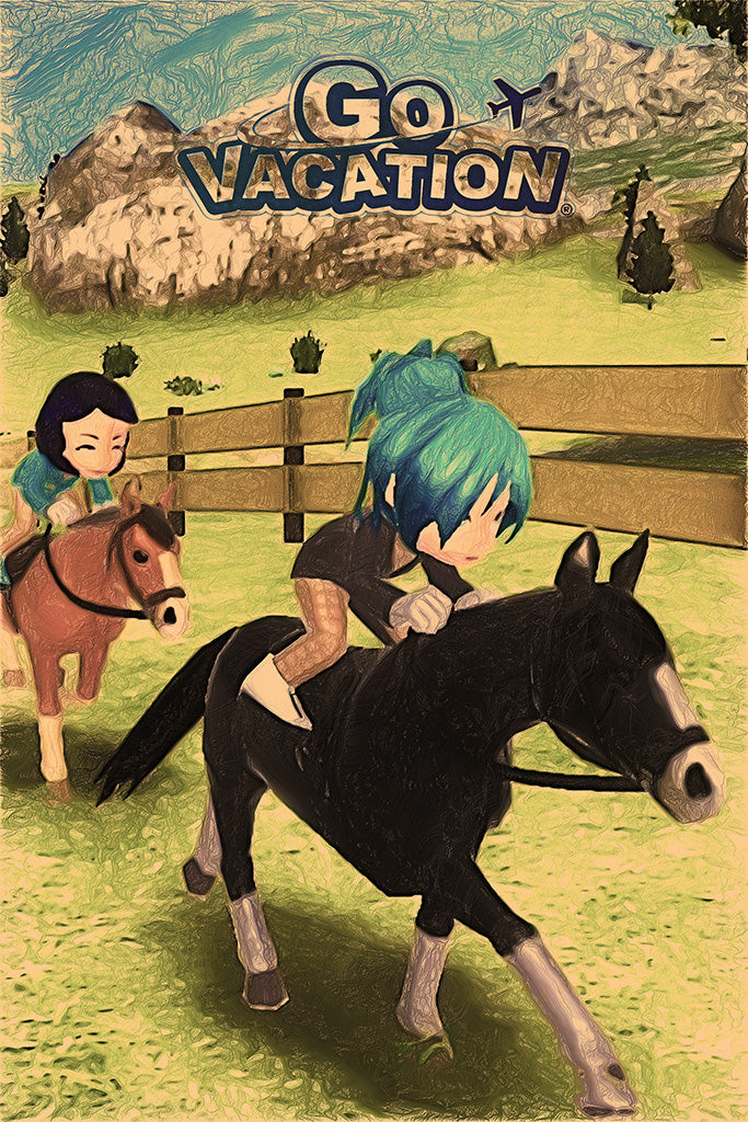 Go Vacation Canvas Poster