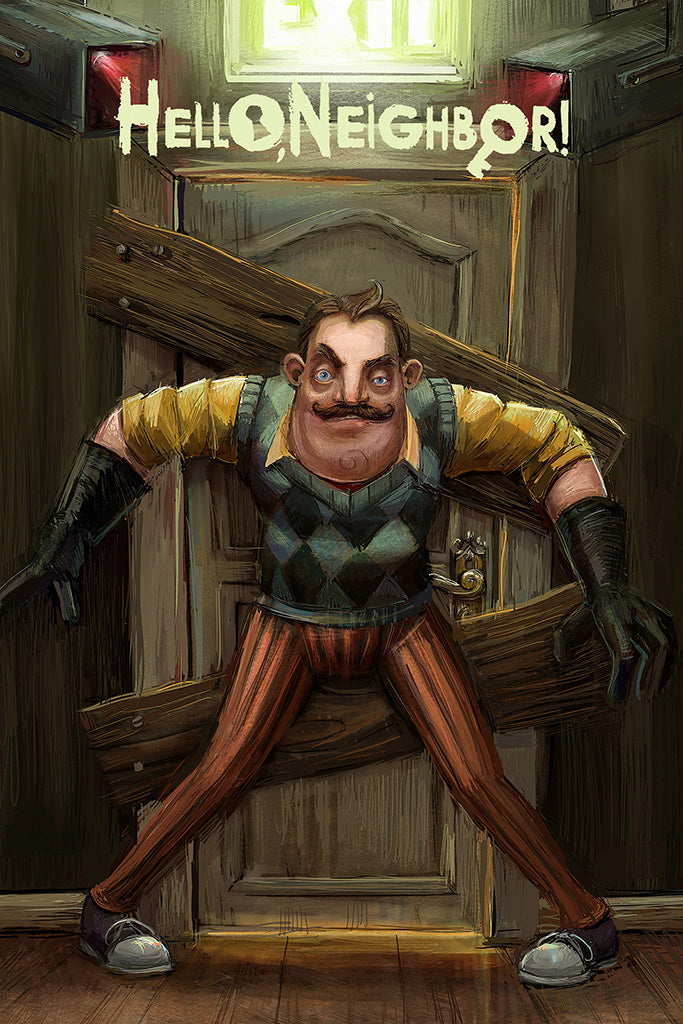 Hello Neighbor Canvas Poster