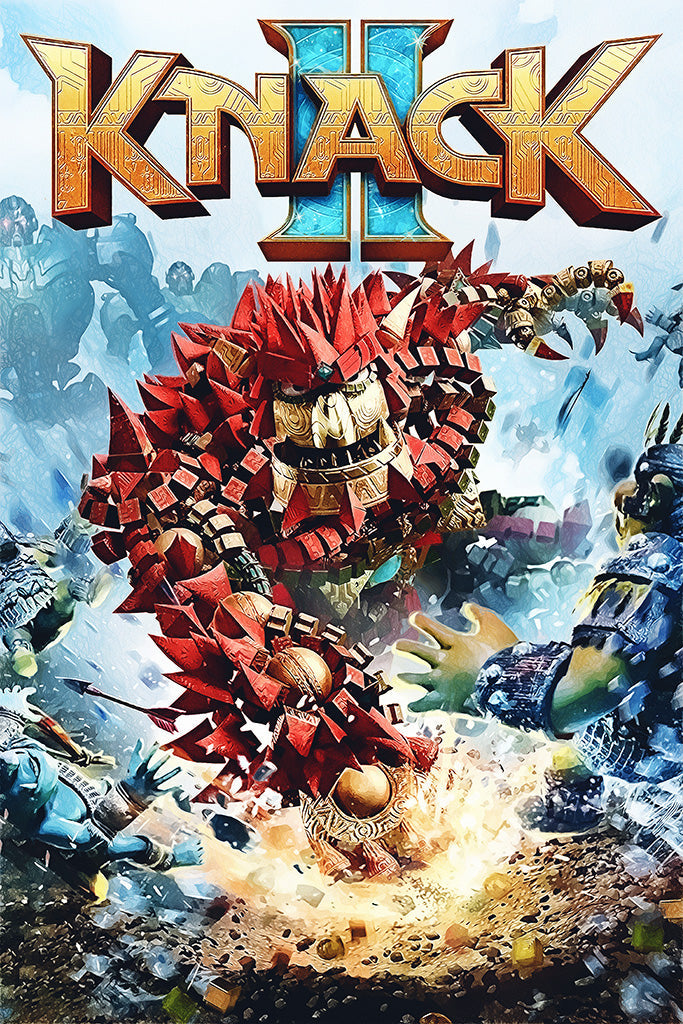 Knack 2 Game Canvas Poster