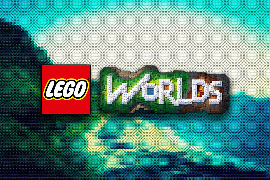 Lego Worlds Game Canvas Poster