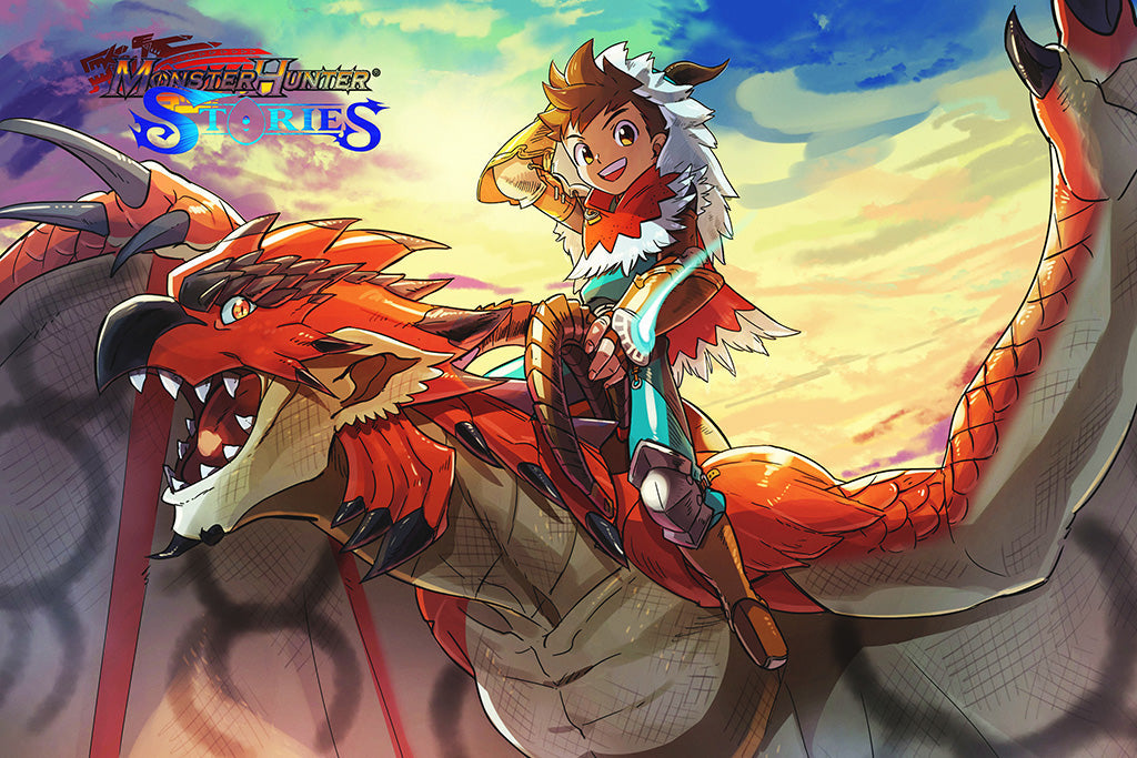 Monster Hunter Stories Game Canvas Poster