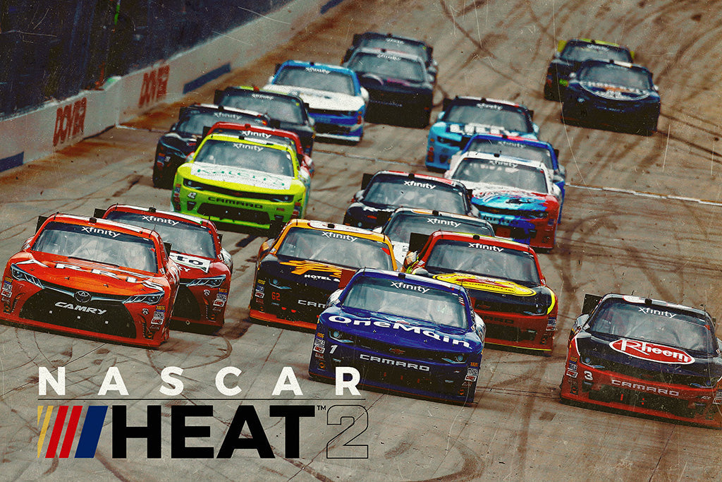NASCAR Heat 2 Canvas Poster