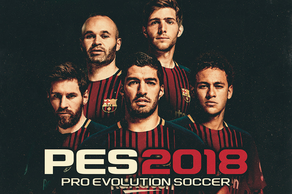Pro Evolution Soccer 2018 Canvas Poster