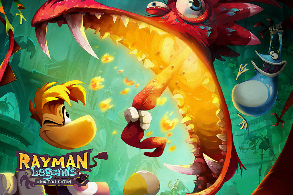 Rayman Legends Definitive Edition Game Canvas Poster