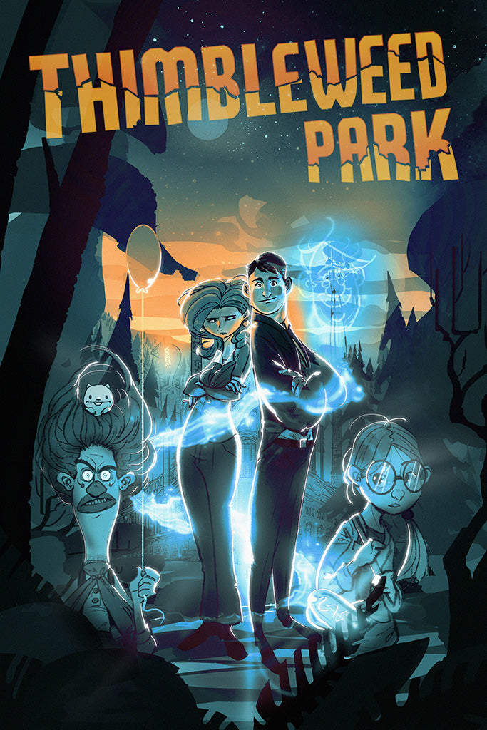 Thimbleweed Park Video Game Canvas Poster