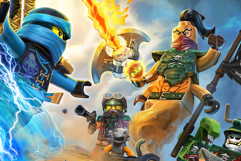 The Lego Ninjago Movie Video Game Game Canvas Poster