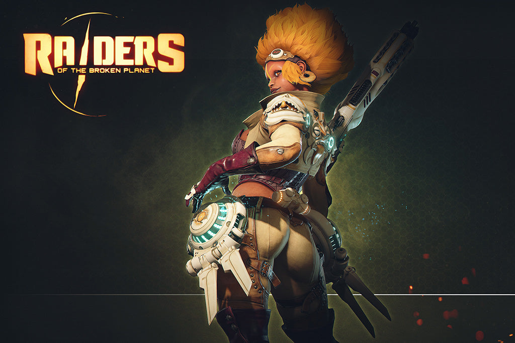Raiders of the Broken Planet Game Canvas Poster